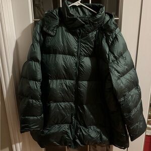 Lands' End Forest Green Jacket 3X